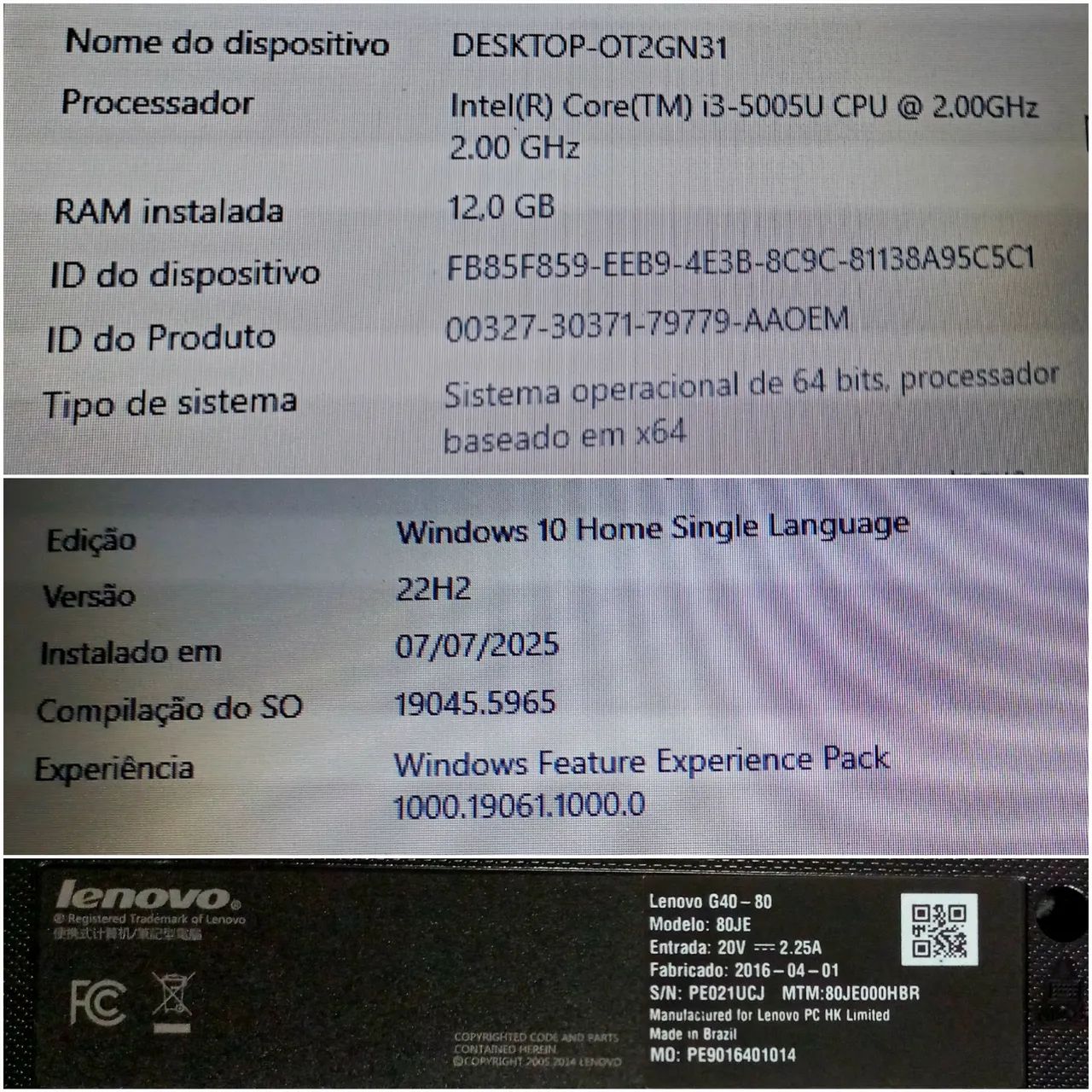 Notebook Lenovo - Foto 3