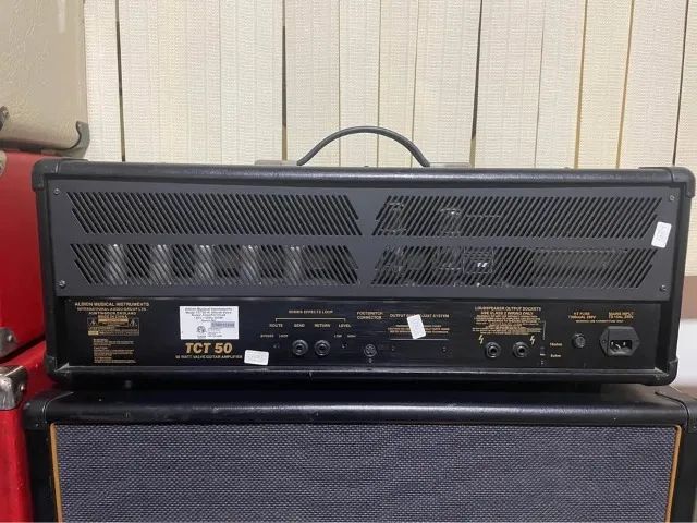 Amplicador Albion TCT50 + Caixa Albion 4X12 - Super Conserva, raridade!! - Foto 4