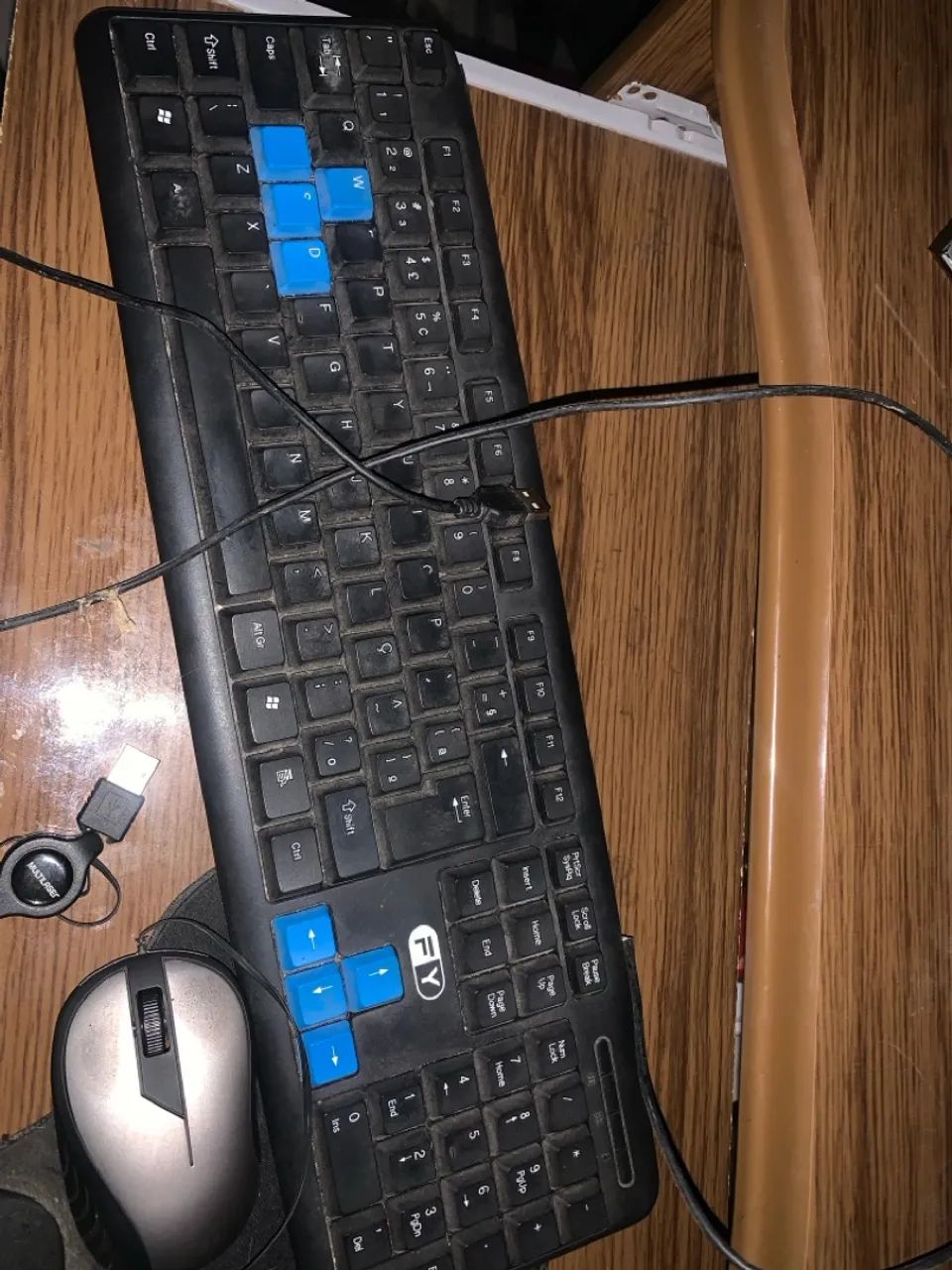 Teclado e mouse para PC