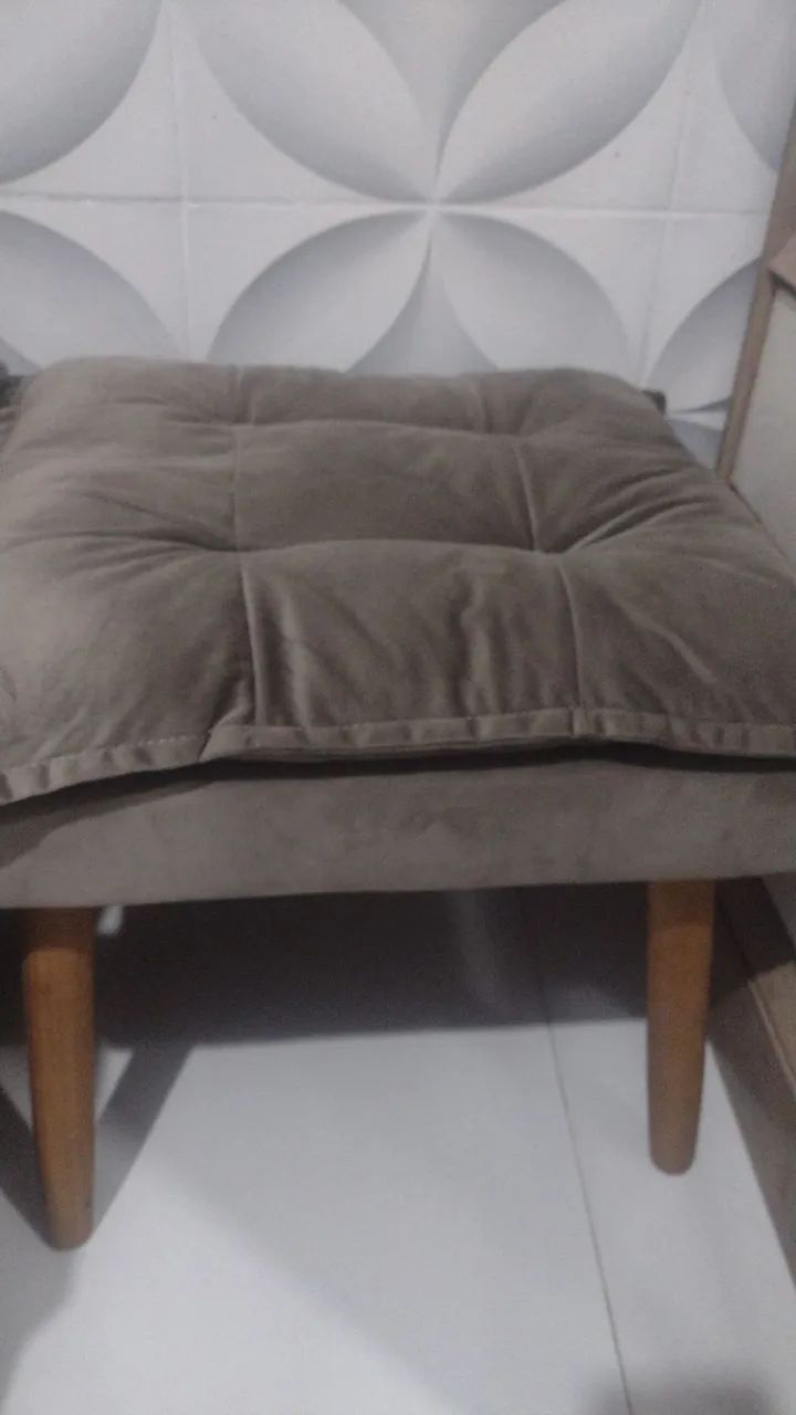 2 Puffs decorativo design moderno novo64330585358978120