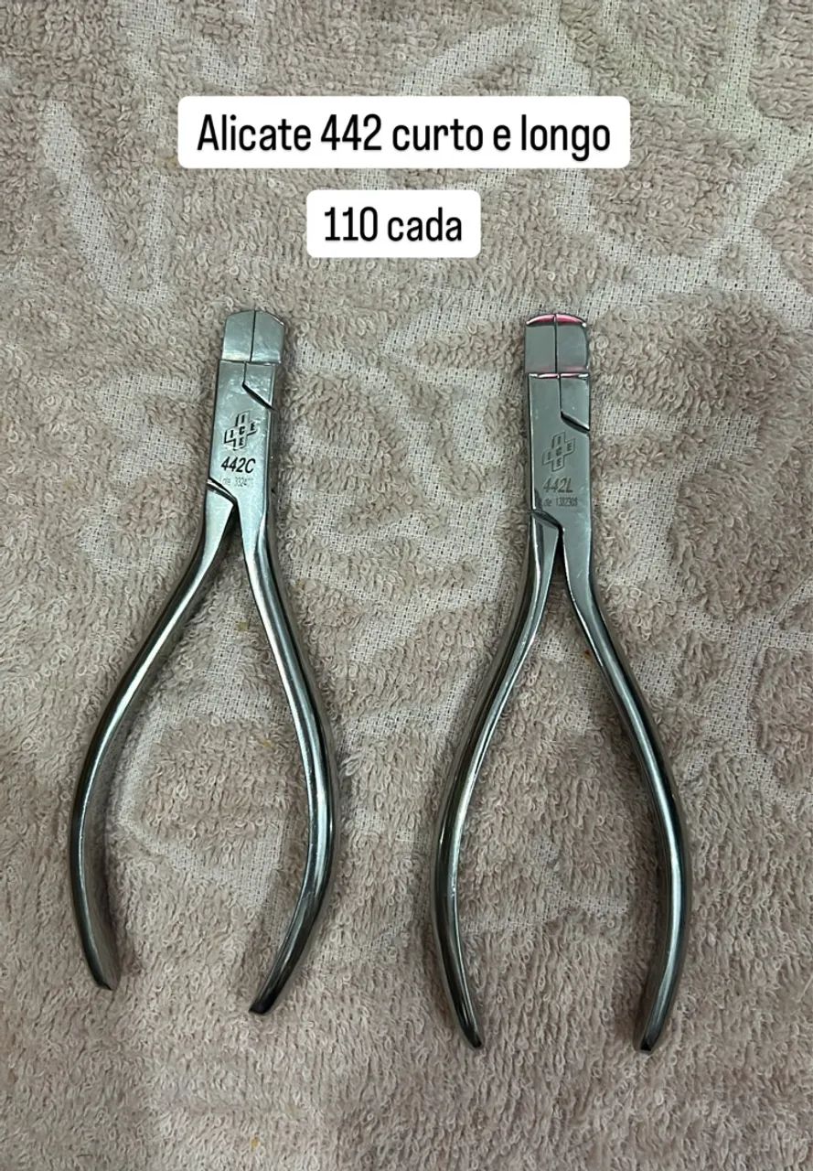 Alicate 442 Curto e Longo - ortodontia Odontologia