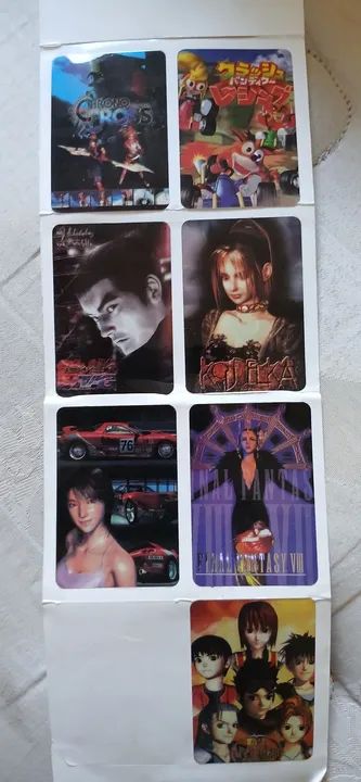 Cards de jogos antigos