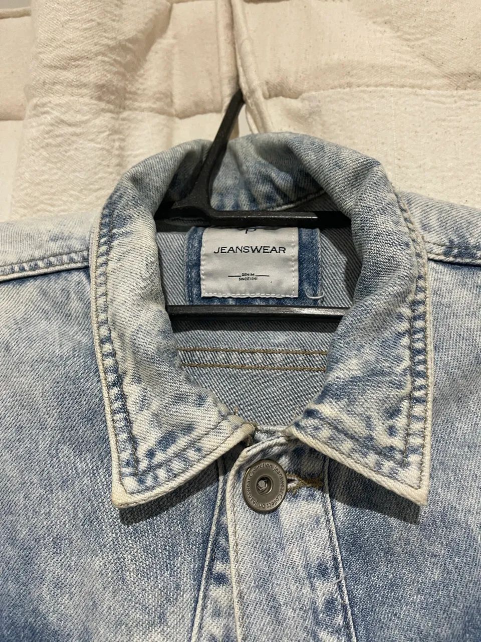 Casaco Jeans Masculino P - Foto 2