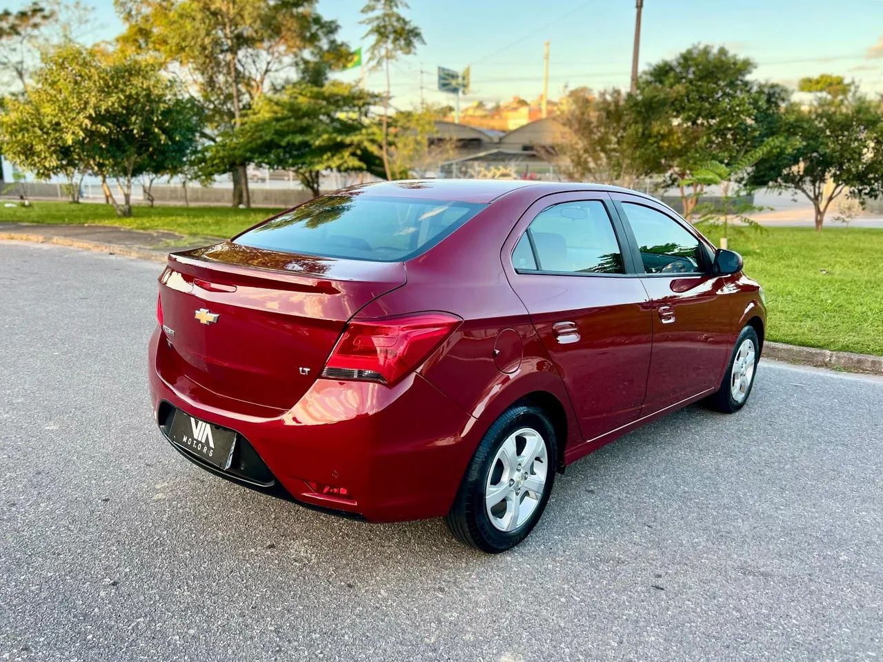 PRISMA SED. LT 1.4 8V FLEXPOWER 4P  VERMELHA 2018/2019 - Foto 5