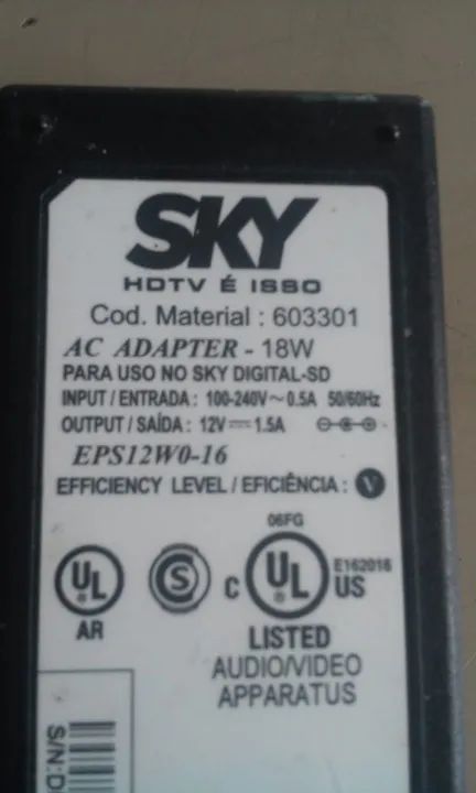  Fonte Original Para Receptor Sky  - Foto 2