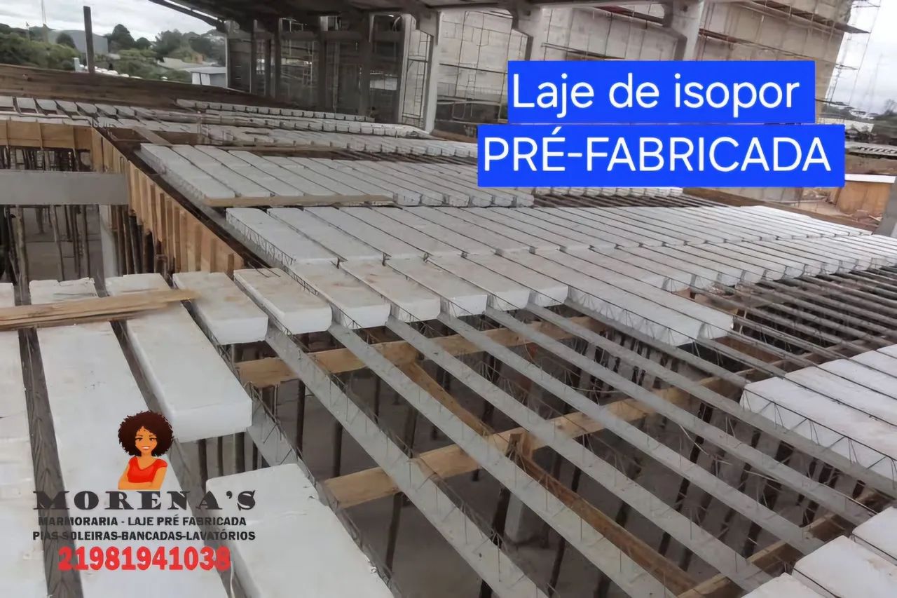 Laje de Isopor Pré-Fabricada - Leve e Resistente