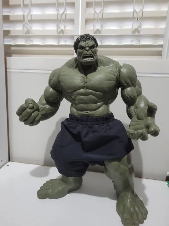 Boneco hulk Vingadores Marvel 50cm Articulado 