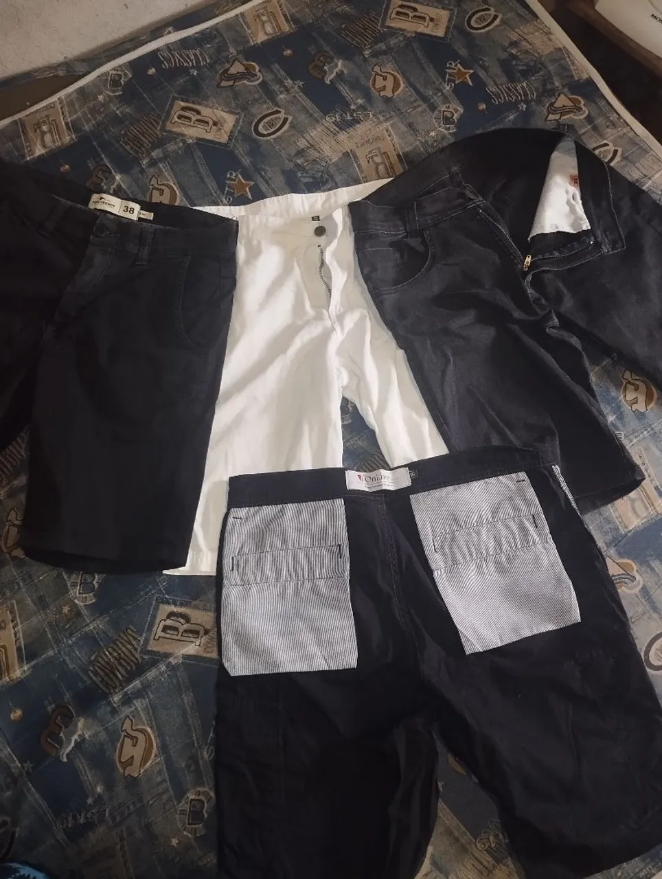 conjunto 4 bermudas tamanho 38
