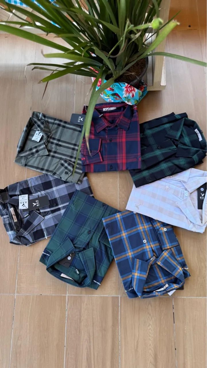 Camisas Xadrez  Diaponiveis do P ao GG Nova  - Foto 5