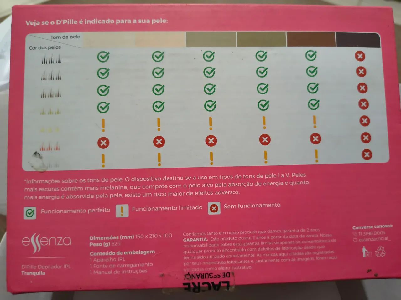 Máquina Depilação a Laser Essenza (Multilaser) - Foto 5