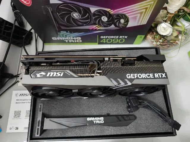 RTX 4090 GAMING TRIO MSI 24GB DDR6X - Novinha - Foto 3