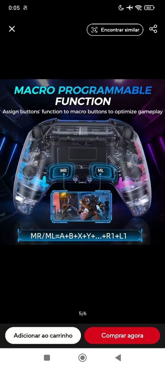 controle Bastet ps4/switch/pc - Foto 5