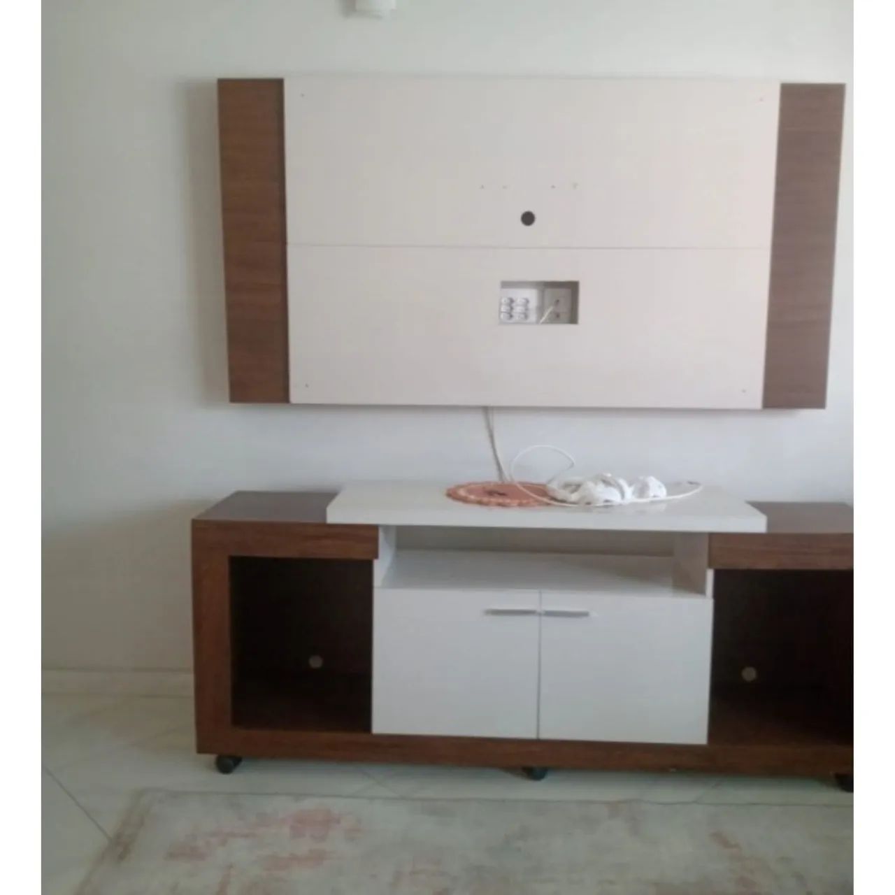 Rack mais painel para sala e tv