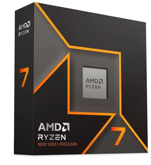 Processador AMD Ryzen 7 9700x, 3.8ghz (5.5ghz turbo), 8-cores 16-threads, am5