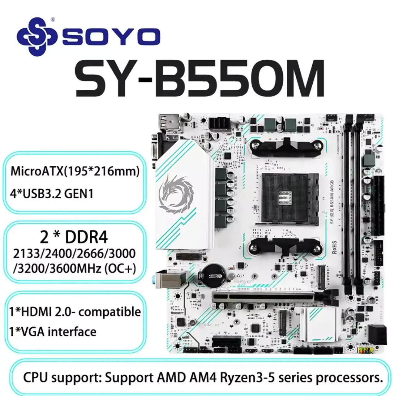 Placa Mãe SOYO SY-B550M