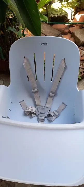 Cadeira De Alimentação Bebê Poke Cor Baby Blue Burigotto - Foto 3