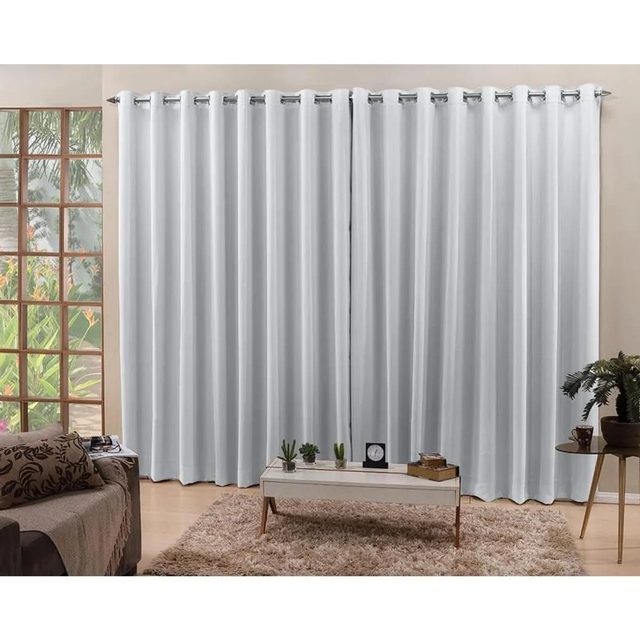 Cortina Elegante para Sala ou Quarto