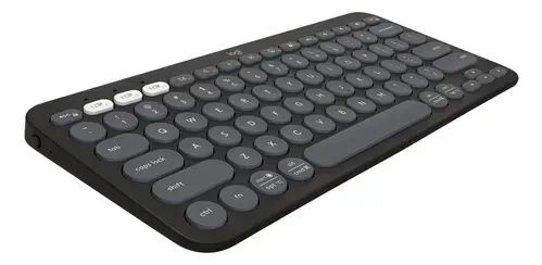 Teclado Sem Fio Logitech, Bluetooth e USB, Pebble Keys 2