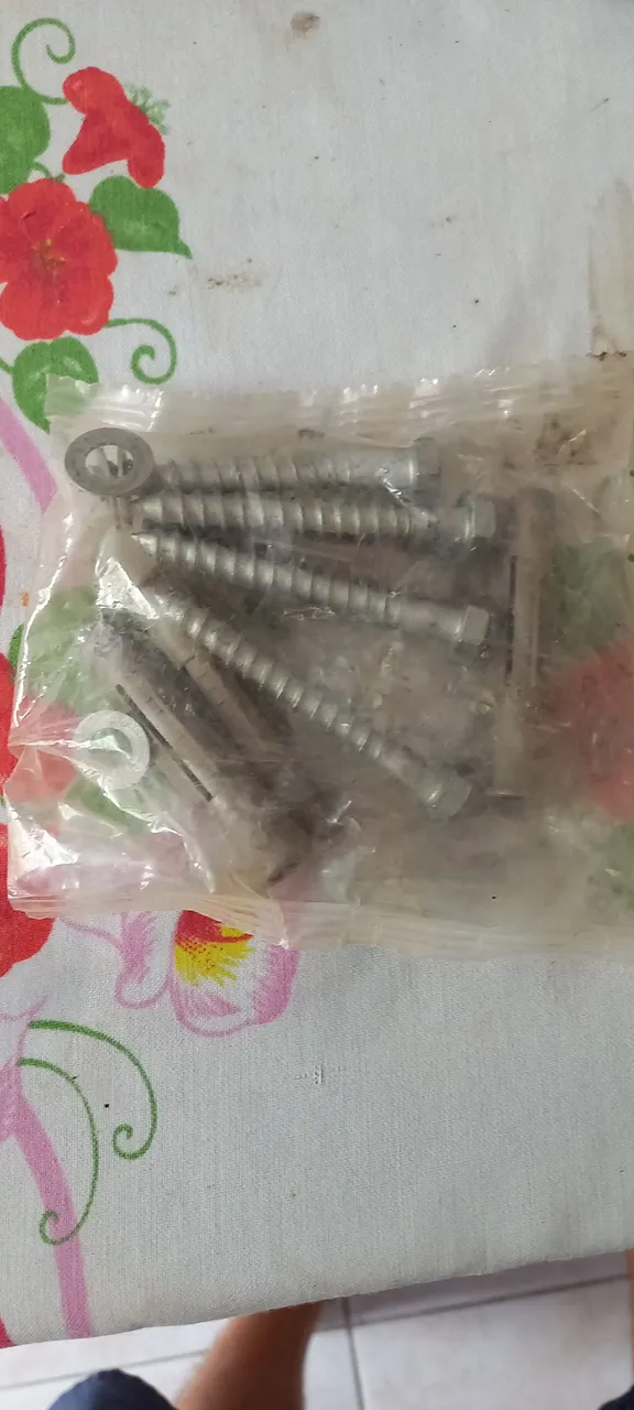 Kit de parafusos para instalação