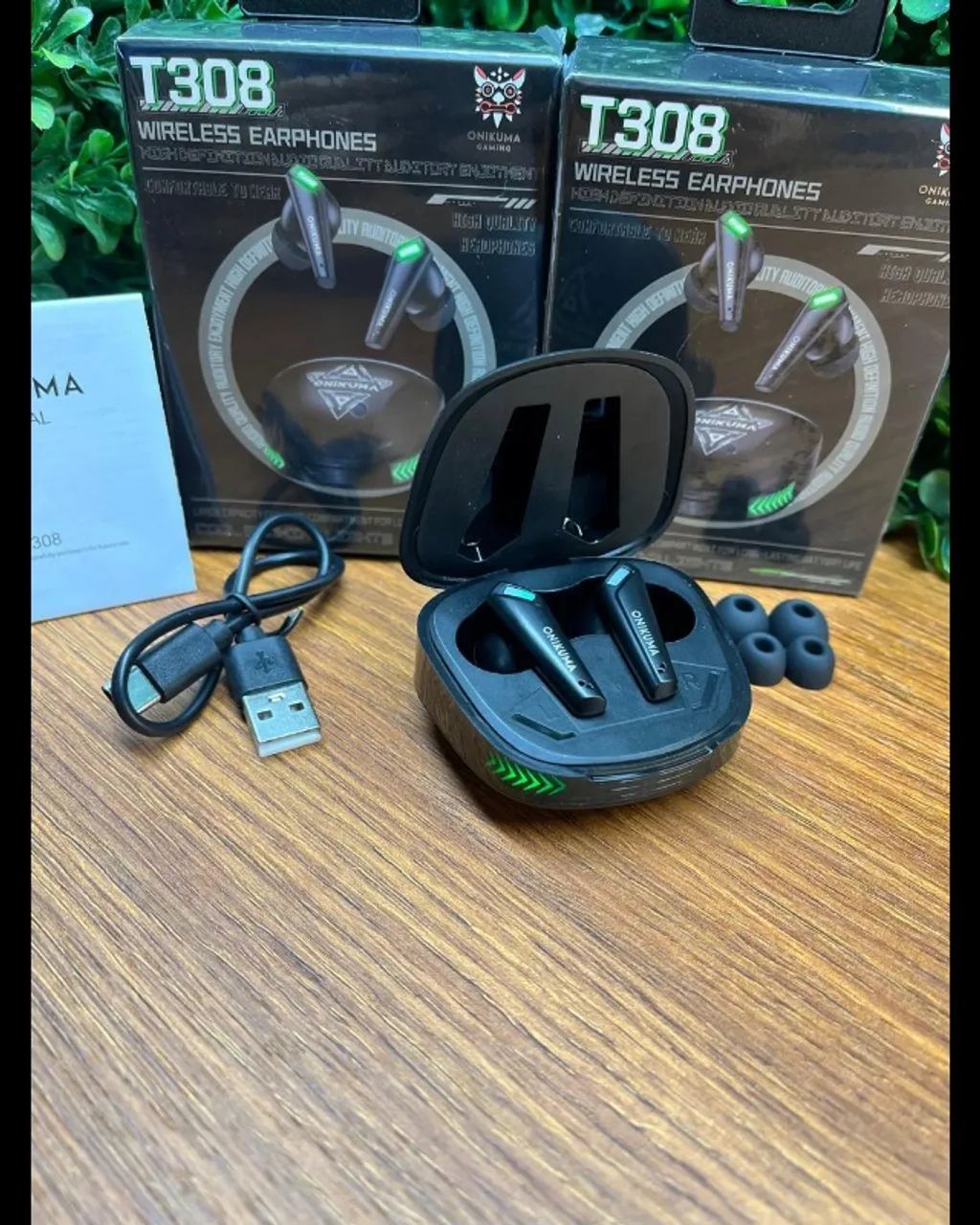 ONIKUMA T308: Fones de Ouvido TWS para Jogos - Som Imersivo e Controle por Toque