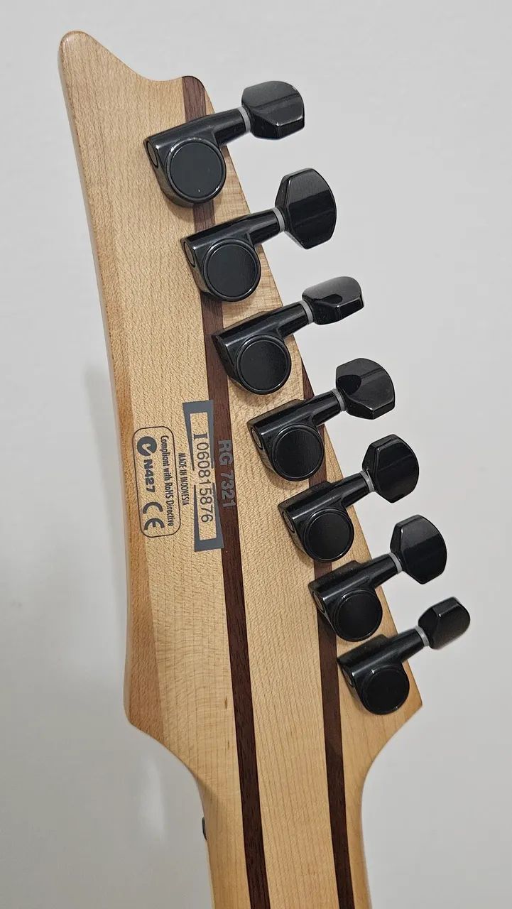 Guitarra 7 cordas Ibanez RG7321 + Upgrade de captador