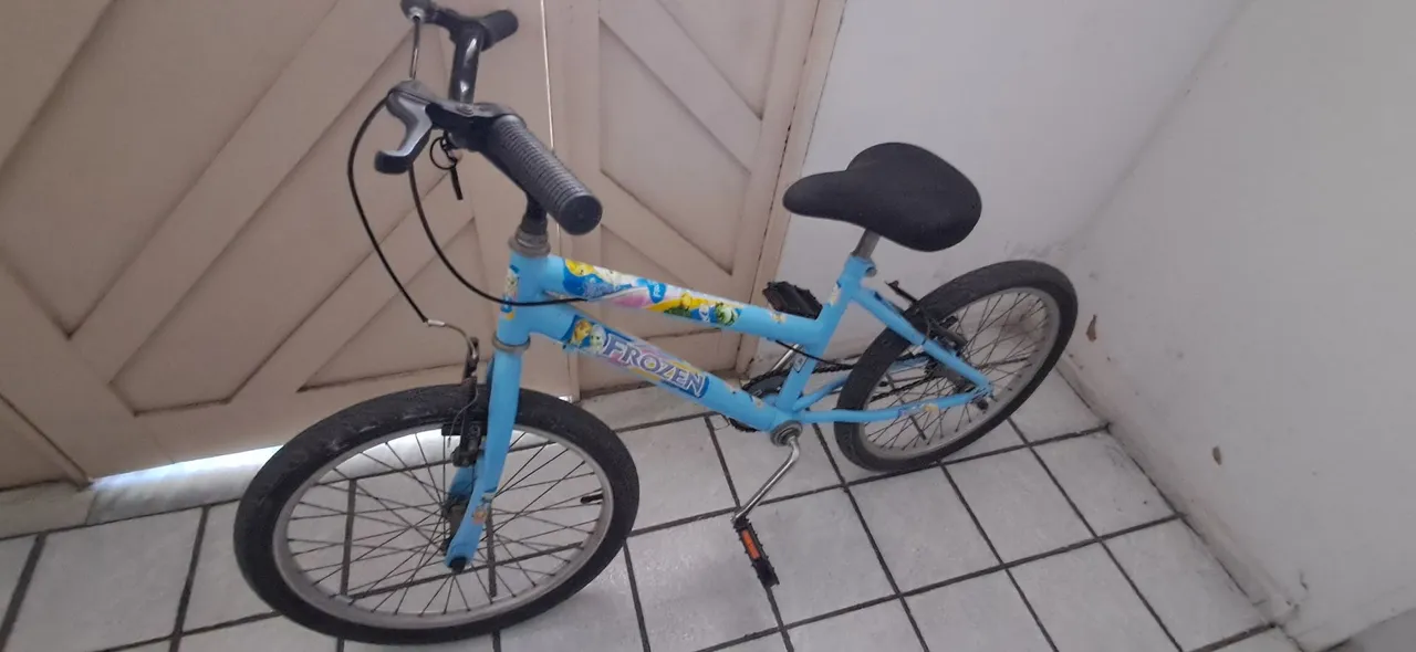 Bicicleta Frozen Infantil