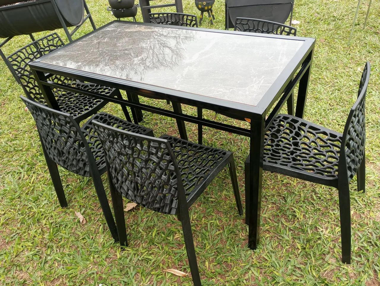 Mesa para cozinha com 6 cadeiras  - Foto 3