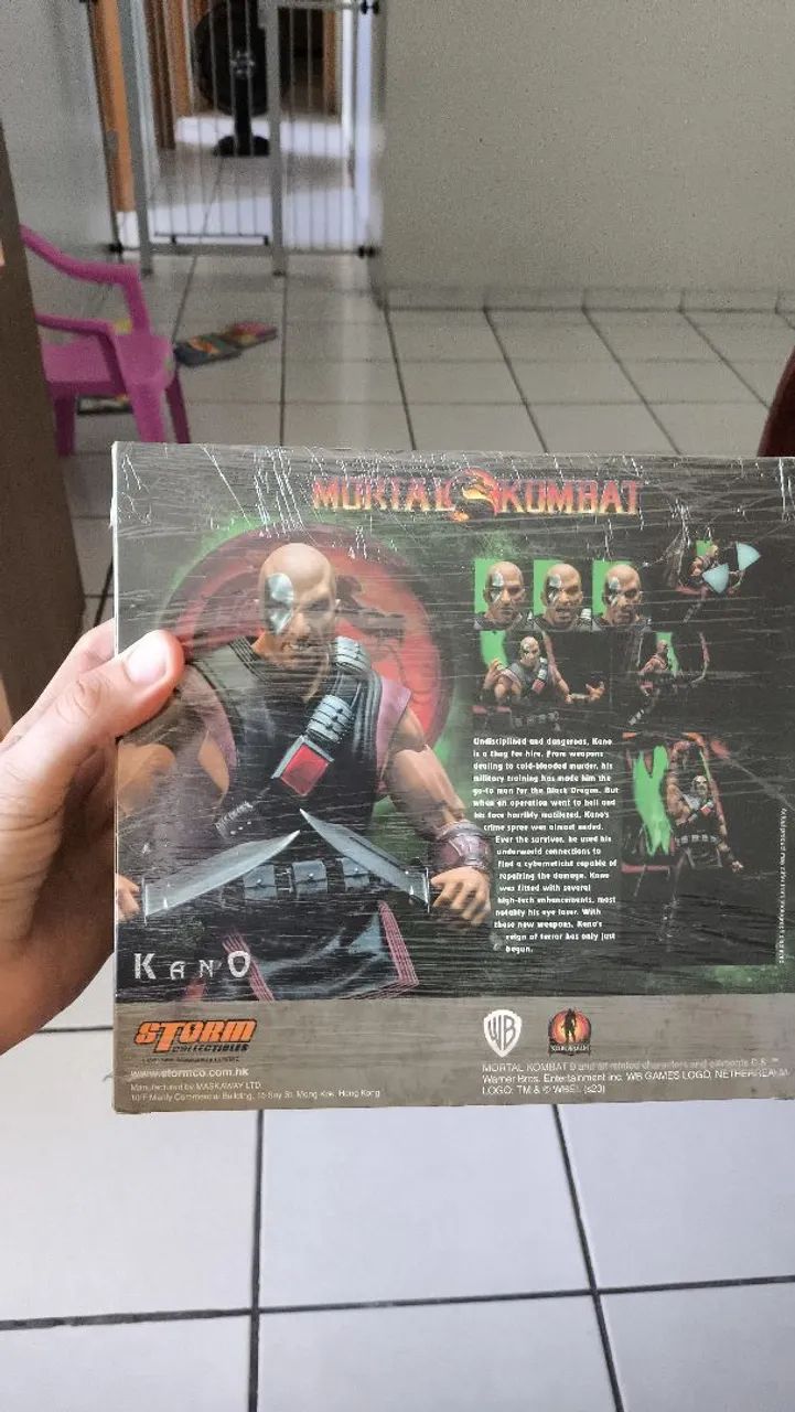 Boneco de ação Kano Storm Collectibles Mortal Kombat  - Foto 5