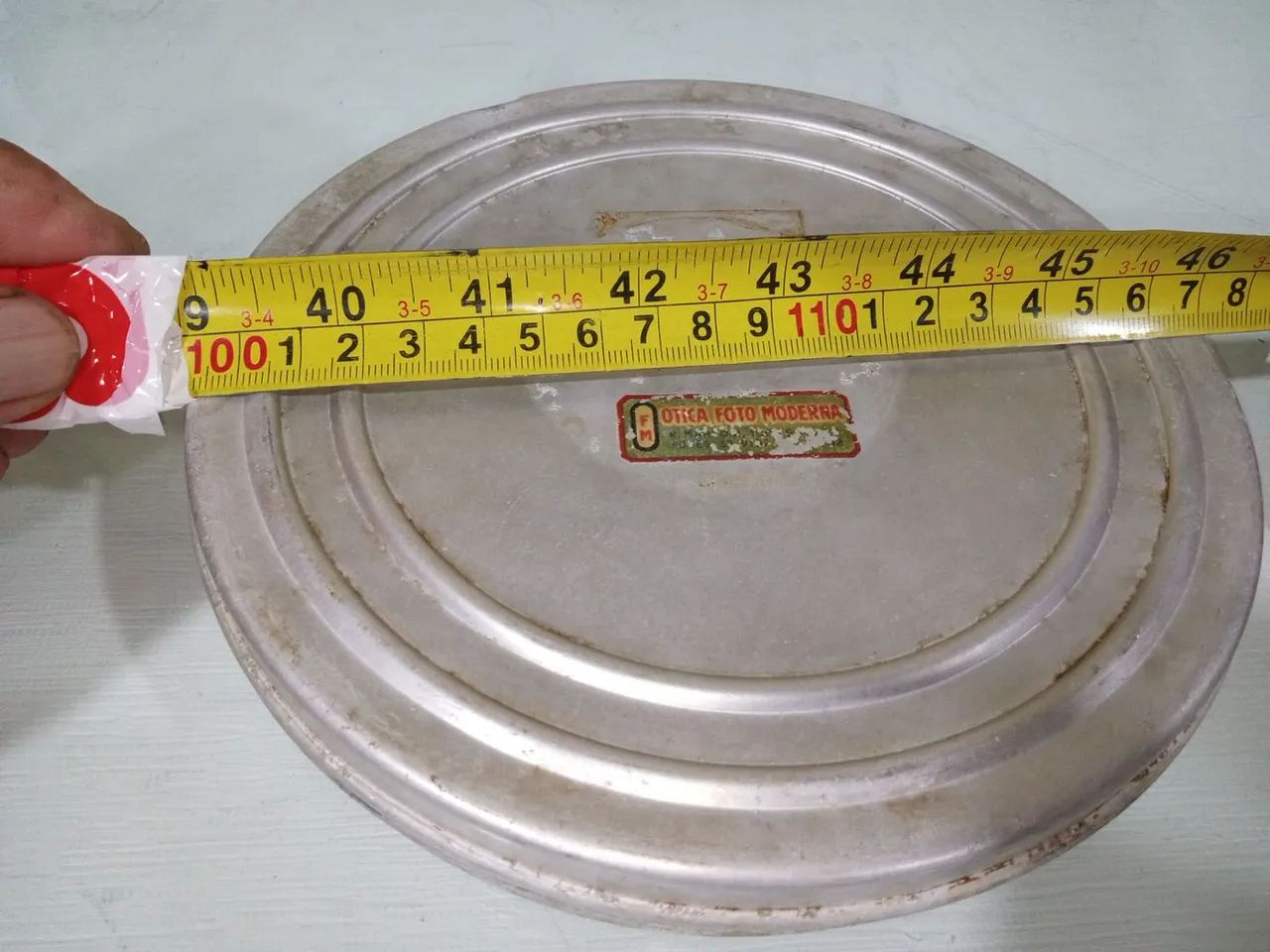 Carretel antigo 16 mm alumínio  - Foto 5