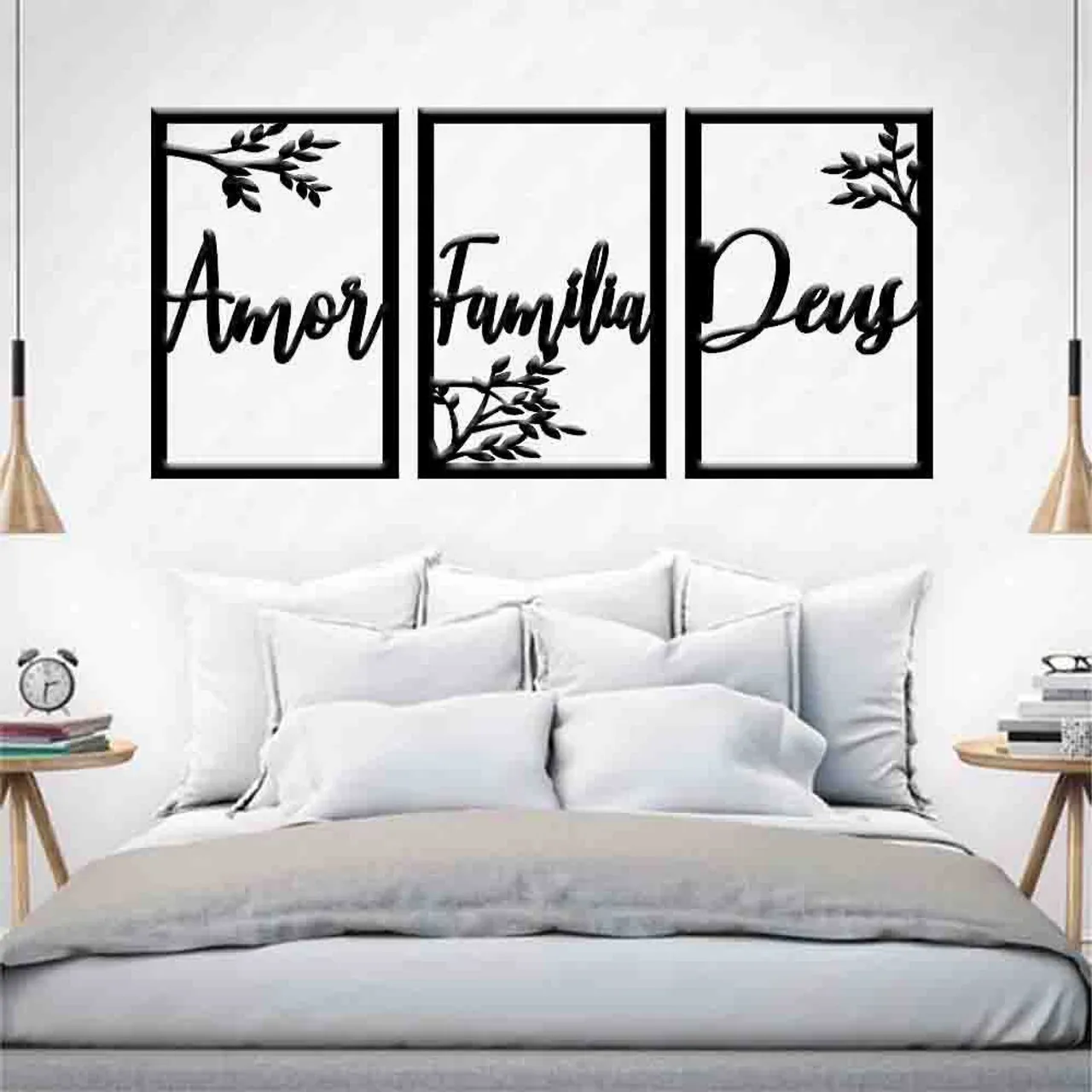 Quadros Decorativos Amor Família Deus