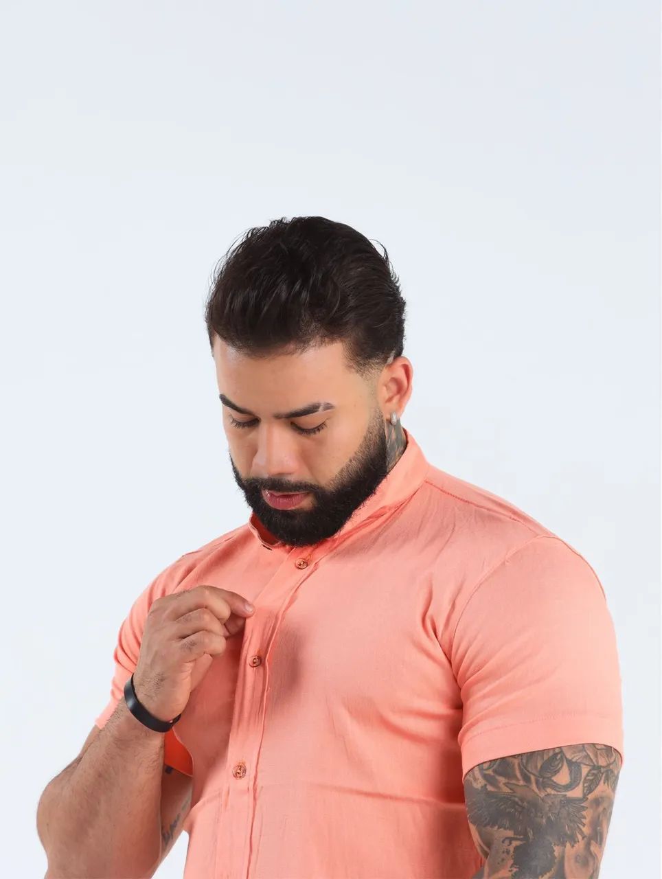 Camisa linho slim  - Foto 4