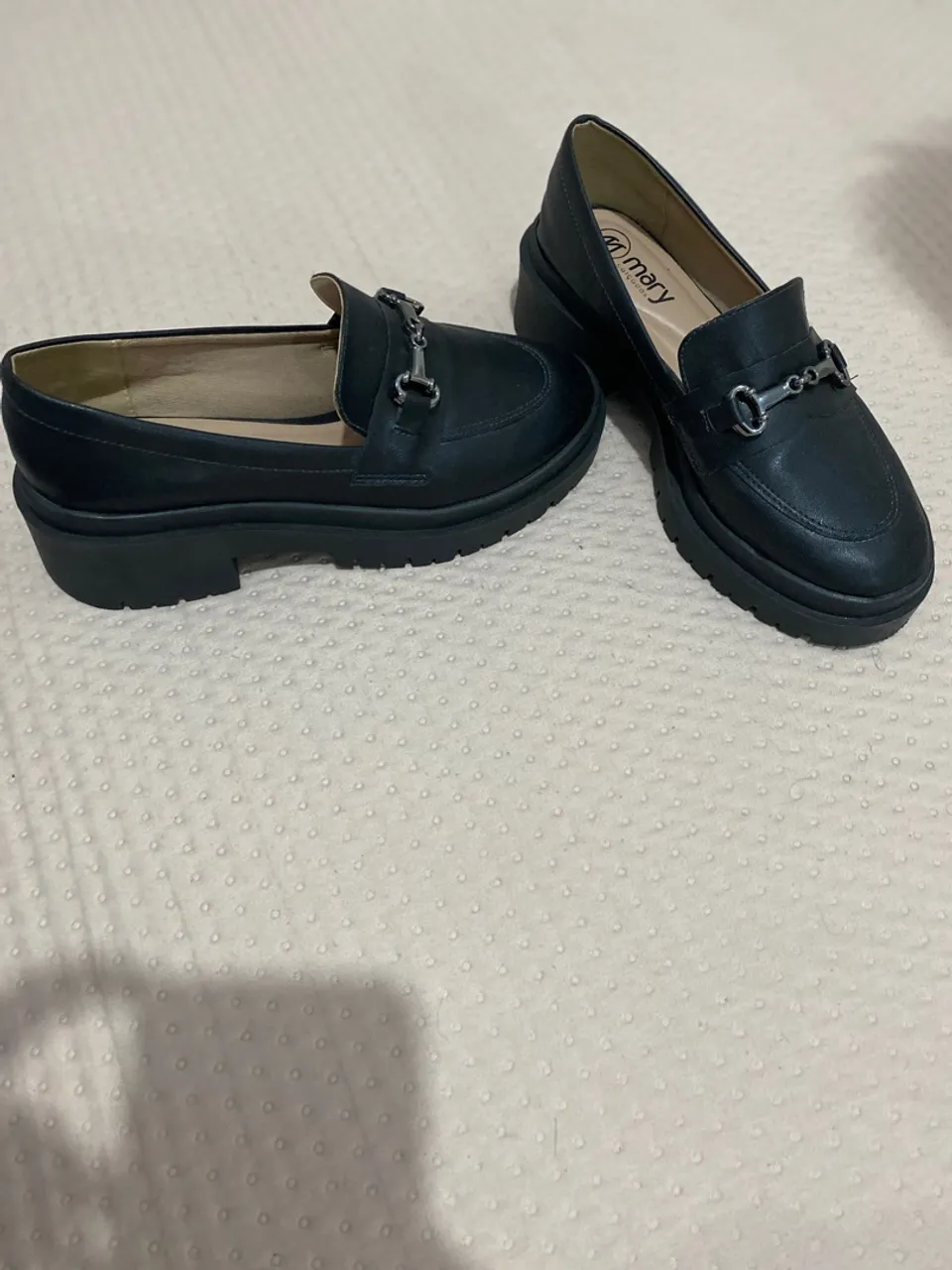 Sapatos Loafer Femininos - Preto