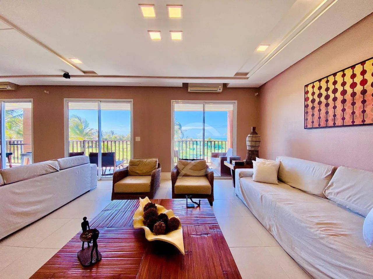 AP Porteira Fechada com vista de 180º total para o Mar do porto das Dunas, condomínio Bout - Foto 10