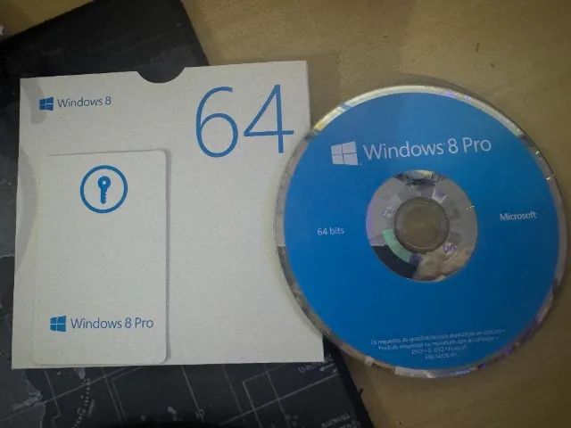 Microsoft Windows 8 Pro versão completa 64 bits DVD MS WIN 864529520086914121
