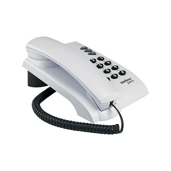 Telefone Pleno C Fio Cinza S Chave 4080055 (Entrega Grátis)
