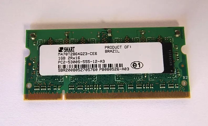 Memória RAM - DDR2 - 1GB - Notebook64208802982529121