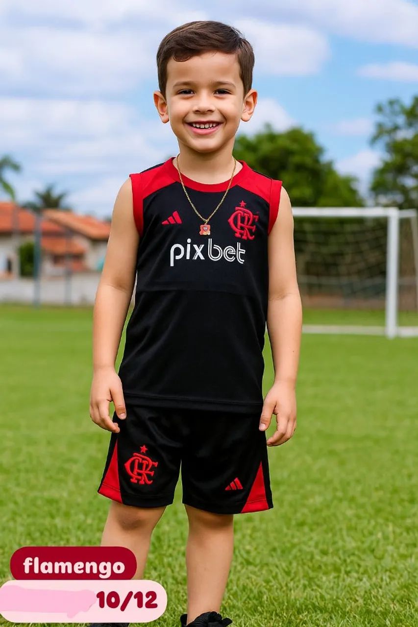 Conjunto de time infantil  menino64840772686849120