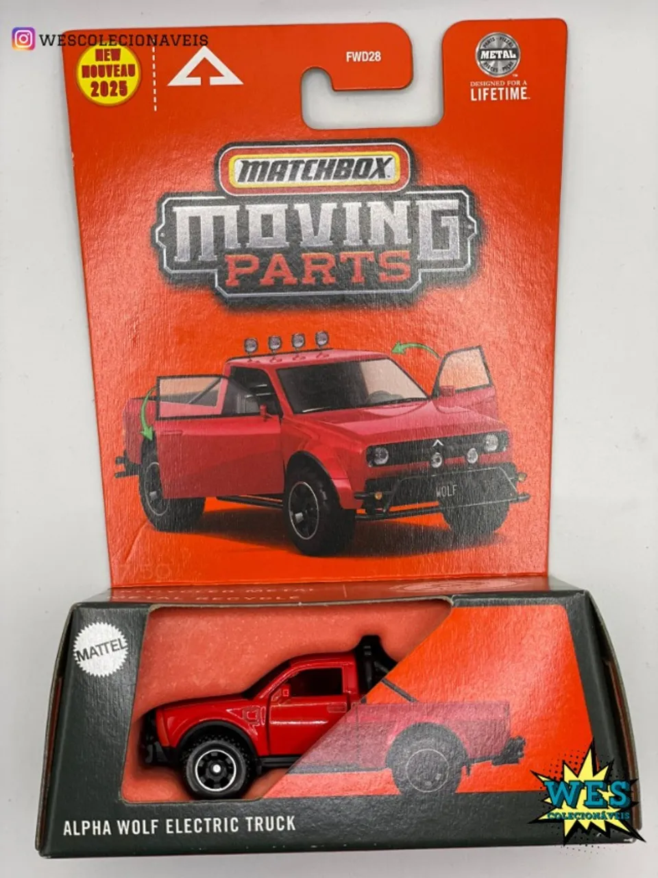 Alpha Wolf Electric Truck - Moving Parts (Matchbox)