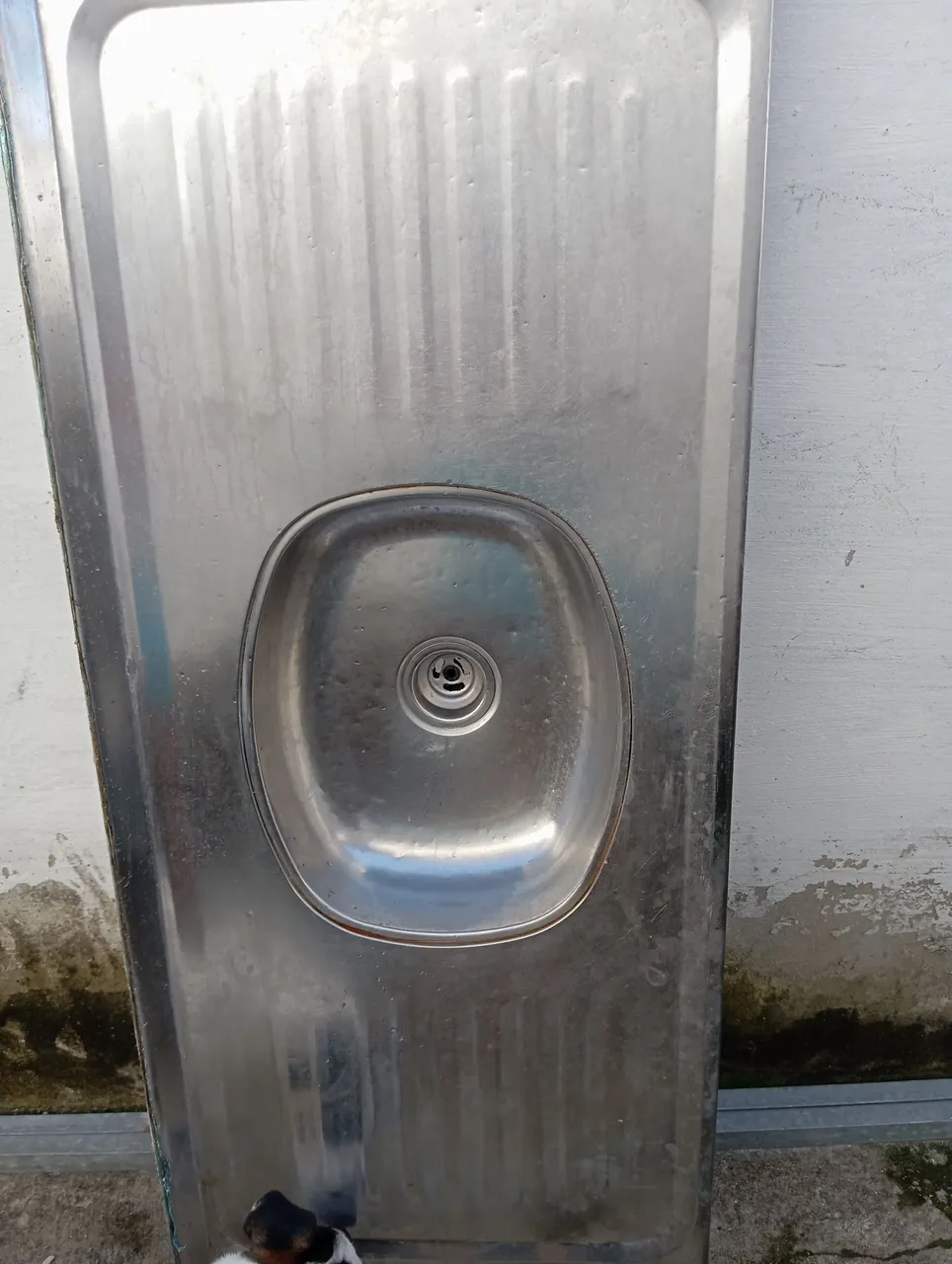 Cuba de aço inox para cozinha com porta de vidro