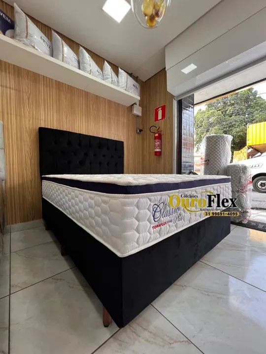 Colchão molas ensacadas Classic Plus  + Box Casal  - Foto 2