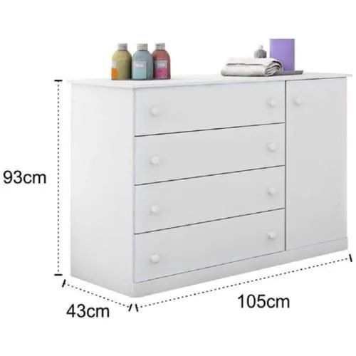 CÔMODA INFANTIL HELENA 64314068672003122