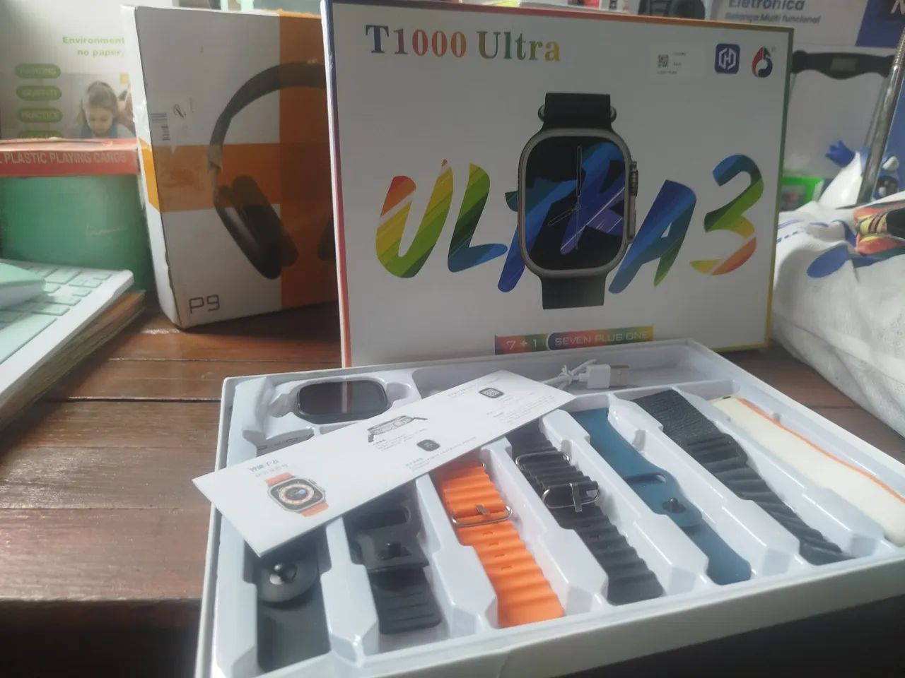 VENDO SMARTWATCH 1000 ULTRA KIT COMPLETO - Foto 2