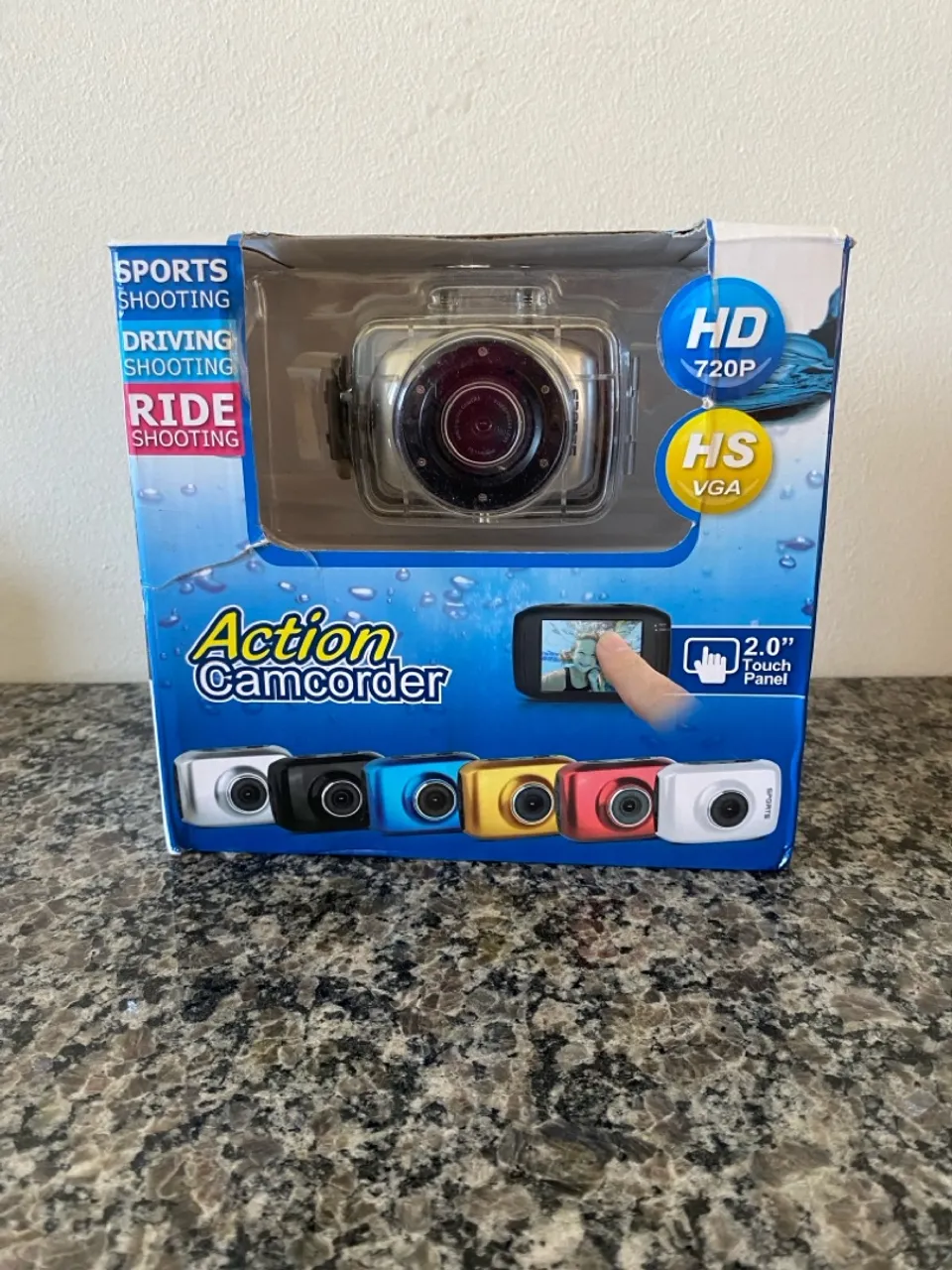 Câmera de Ação HD 720p - Ideal para Esportes e Aventura