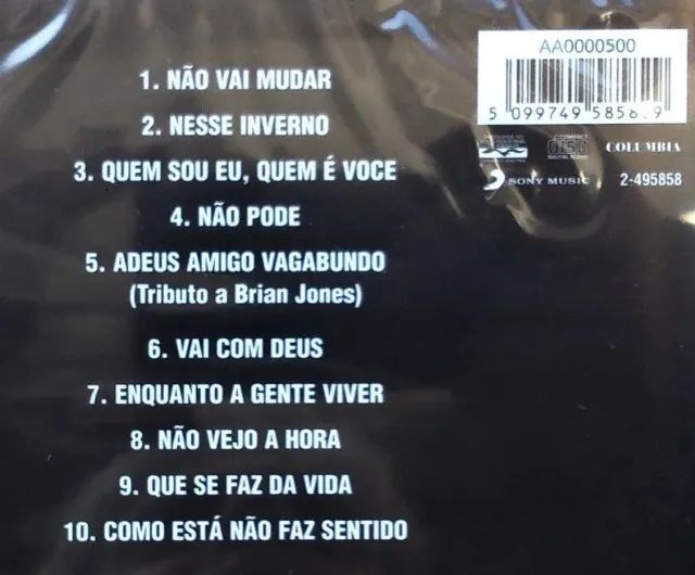 Cd TONY BIZARRO - NESSE INVERNO Br - L A C R A D O - AA000500 - Foto 3