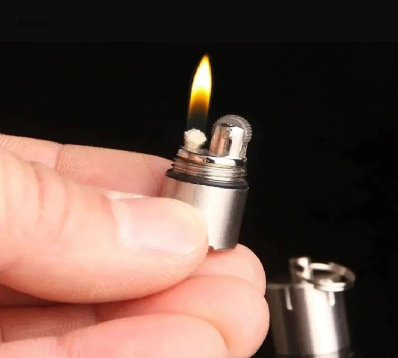 Mini-binga, a menor! Preta escovada, colecionável! 