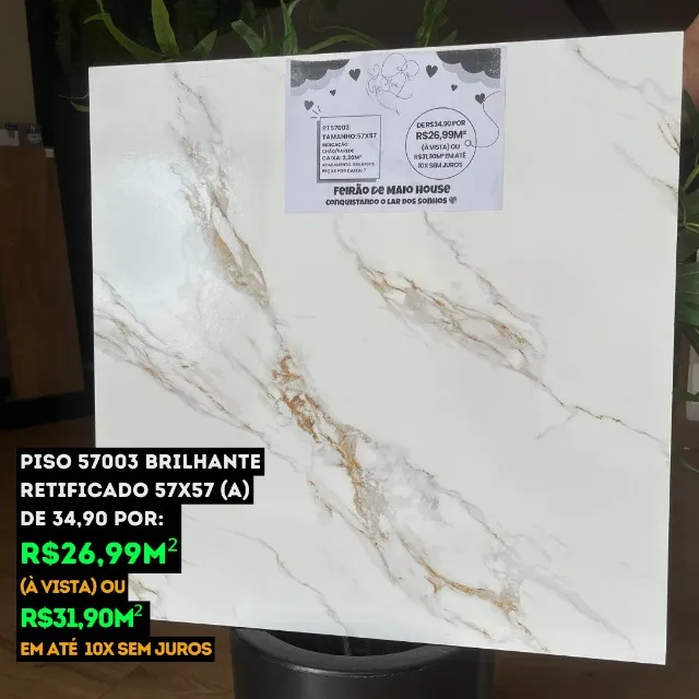 Mega promoção de pisos a partir de R$:19,99m²