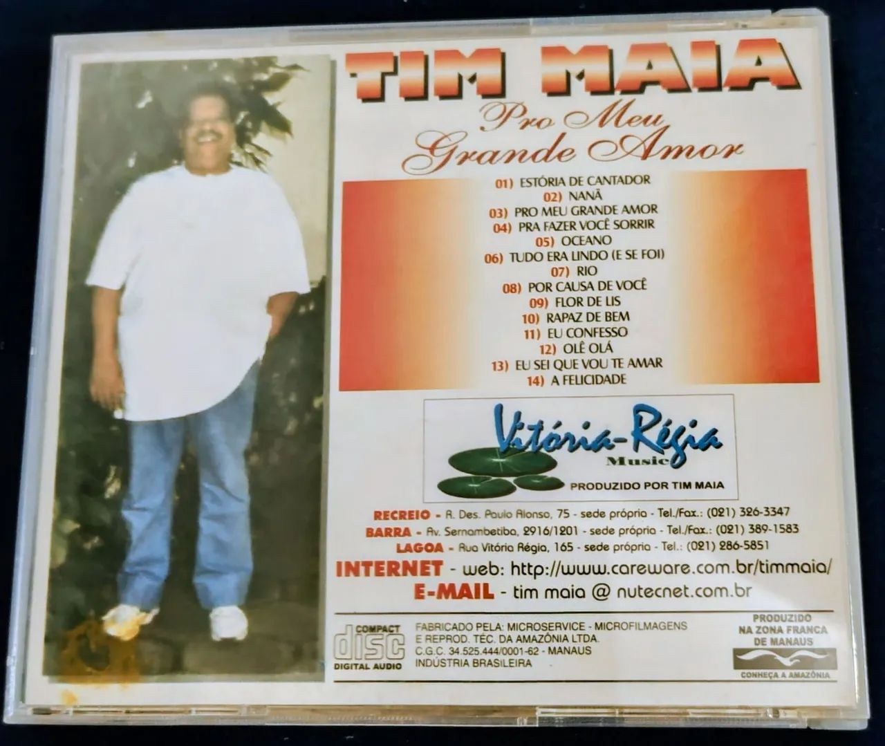 01 CD Tim Maia raridade. ( Pro meu grande amor ) - Foto 2