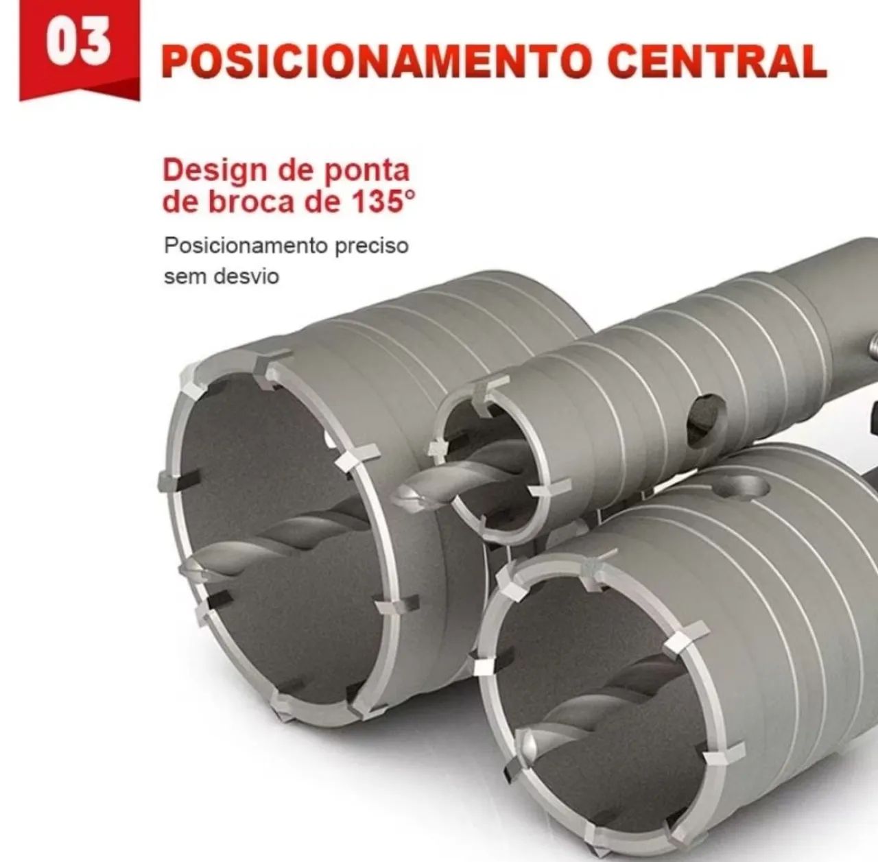 KIT SERRA COPO PARA PAREDE / CONCRETO - Foto 4