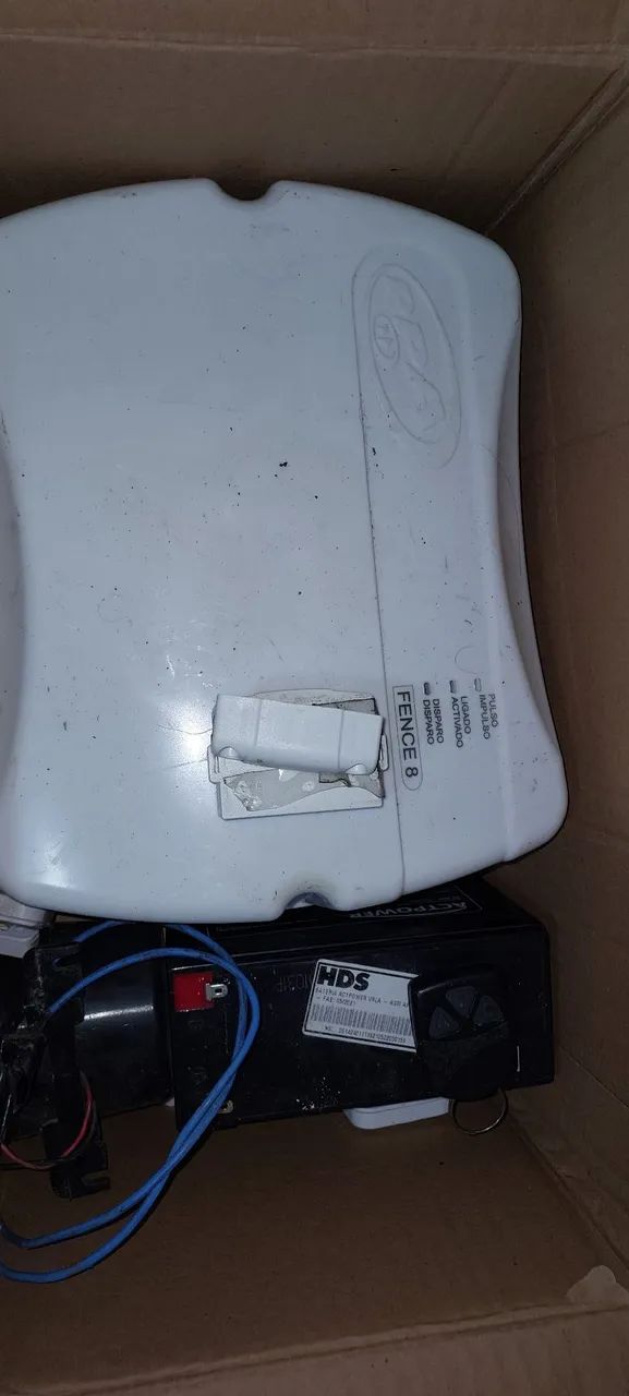 Central de Alarme e cerca elétrica para Segurança Residencial com controle e sensores 