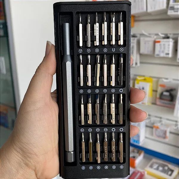 Kit Ferramenta de Precisão Chave 24 em 1 para Celular e Eletrônicos - Bomvink - Foto 4